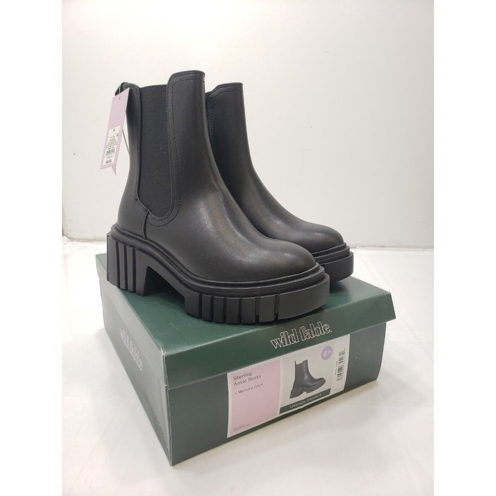 Wild Fable Black Ankle Boots